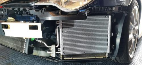 New condenser left fitted